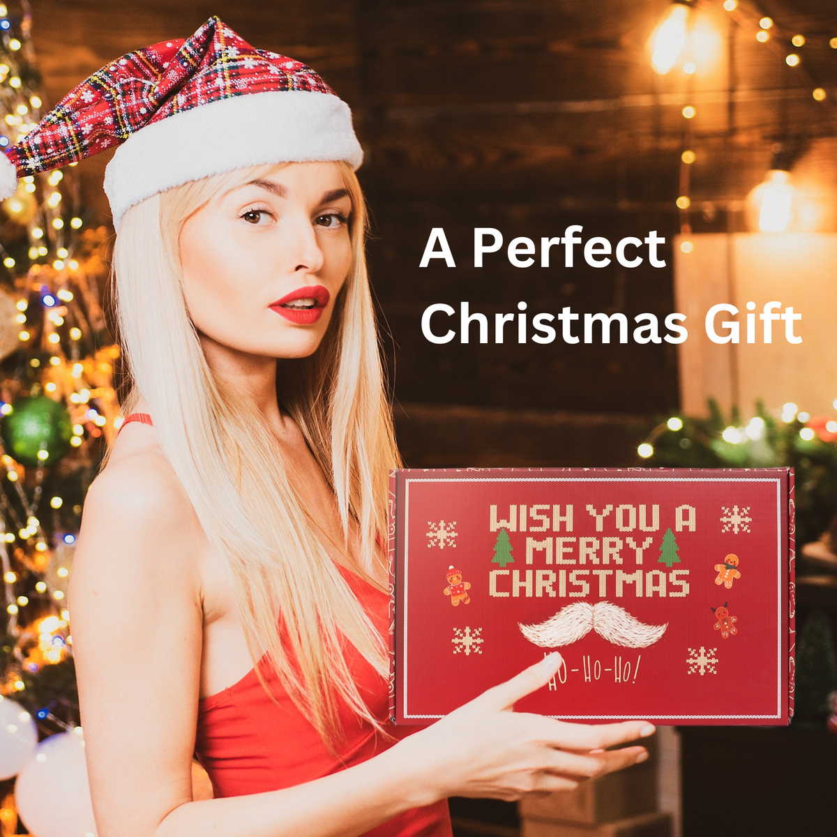 9-Piece Christmas Gift Hamper with 40 oz Tumbler & Self-Care Items