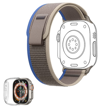 Apple Watch Trail Loop Strap 42–49 mm with Screen Protector