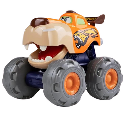 Friction-Powered Monster Truck Toy for Toddlers – Orange