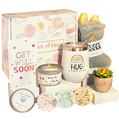 9-Piece Get Well Soon Spa Gift Hamper for Women
