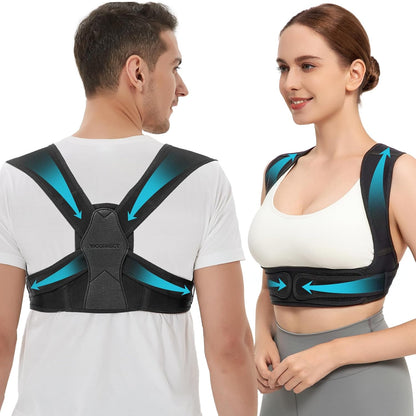 Adjustable Posture Corrector & Back Support – Large