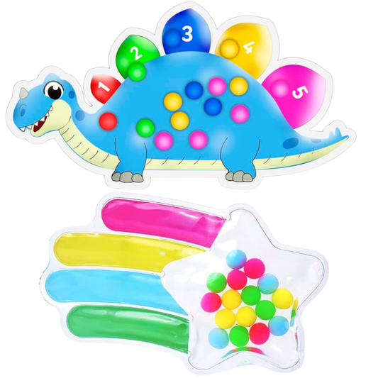 2 Piece Color Sorting Sensory Toys For Toddlers, Travel Toys, Activity Toys
