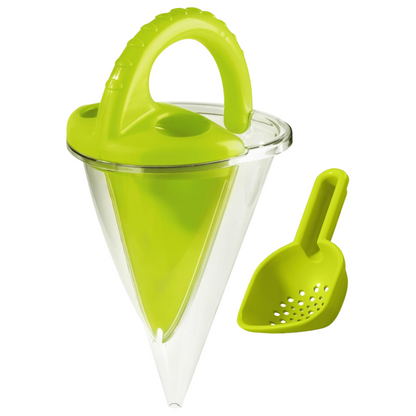 Beach Sand Toy Set with Spilling Funnel, Sifter & Shovel