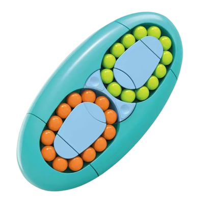 Rotating Magic Bean Cube Sensory Fidget Activity Toy for Kids