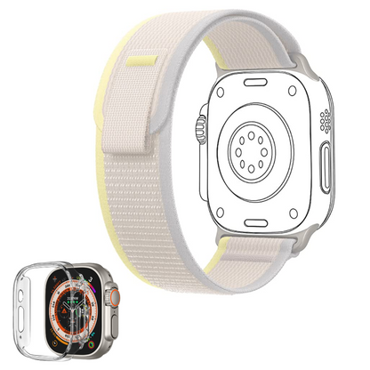 Apple Watch Trail Loop Strap 42–49 mm with Screen Protector