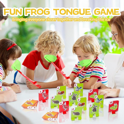 Frog Tongue Catching Game & 3D Gear Sphere Fidget Toy Set