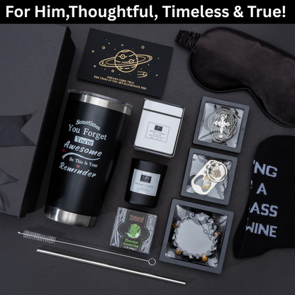 10-Piece Men's Self-Care & Relaxation Gift Hamper