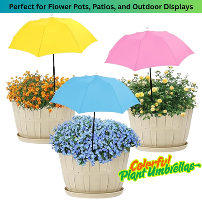 3-Pack Adjustable Plant Shade Umbrellas for Outdoor Sun Protection