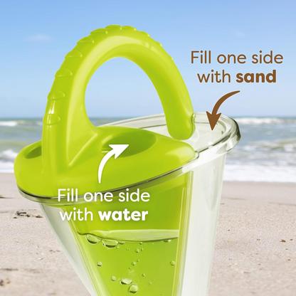 Beach Sand Toy Set with Spilling Funnel, Sifter & Shovel