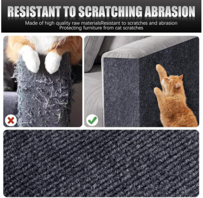 Cat Scratch Protector Mats 2-Pack, 100 x 40 cm | Grey