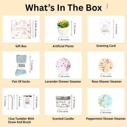 9-Piece Get Well Soon Spa Gift Hamper for Women