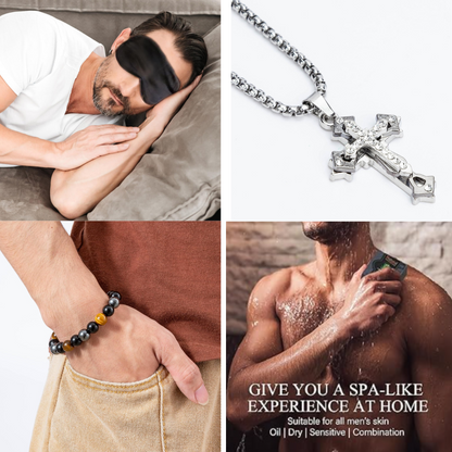 10-Piece Men's Self-Care & Relaxation Gift Hamper
