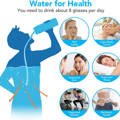 420 ml Rechargeable Hydrogen Water Bottle with SPE/PEM Technology