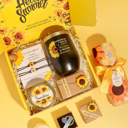 9-Piece Sunshine Spa & Self-Care Gift Hamper for Women