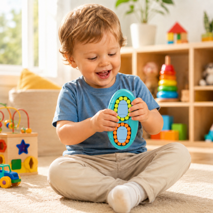 Rotating Magic Bean Cube Sensory Fidget Activity Toy for Kids
