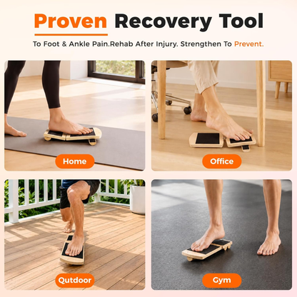 Adjustable Ankle Balance Board for Strength & Stability Exercises