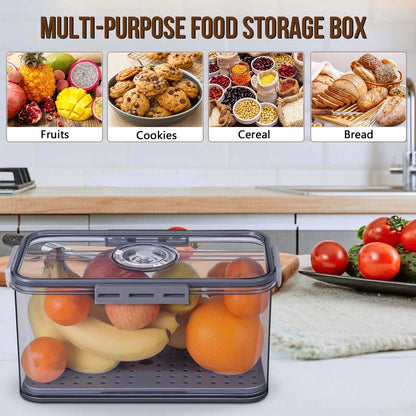 Kitchen Bread Storage Box with 20 Reusable Bread Bags & Ties