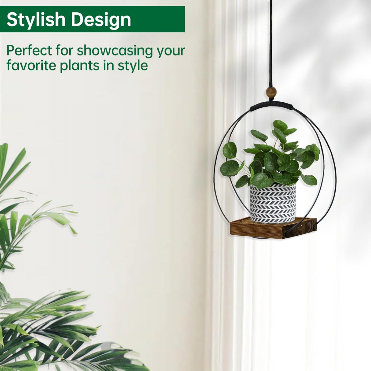 Hanging Planters for Indoor Plants & Windows, Modern Plant Hanger For Home