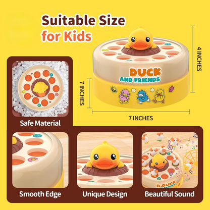 Duck Catching Family Game with 2 Transformable Fidget Spinners