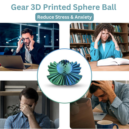 Frog Tongue Catching Game & 3D Gear Sphere Fidget Toy Set