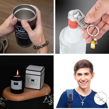 10-Piece Men's Self-Care & Relaxation Gift Hamper
