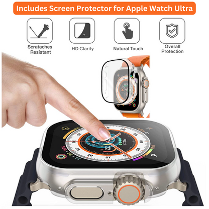 Apple Watch Trail Loop Strap 42–49 mm with Screen Protector