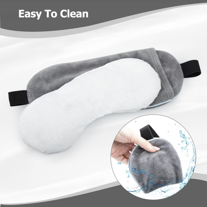 Heated Eye Mask for Dry, Tired Eyes & Sleep Blackout Mask