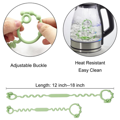 4-Pack Adjustable Baby Toy Straps & Pacifier Clips for Strollers