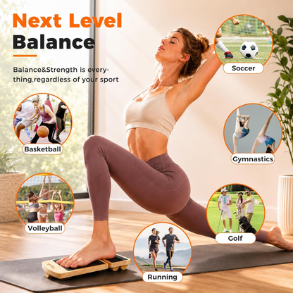 Adjustable Ankle Balance Board for Strength & Stability Exercises