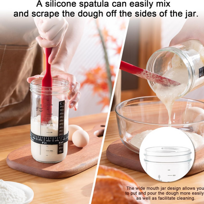 20-Piece Sourdough Starter Kit with 2 Banneton Proofing Baskets