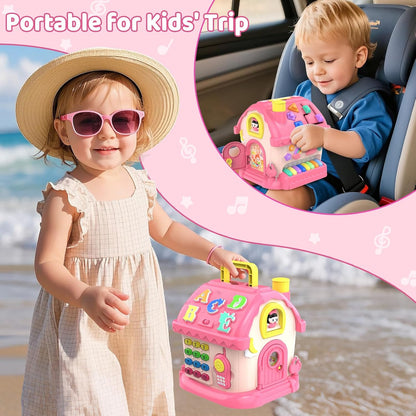 12-in-1 Musical Montessori Activity House Toy for Toddlers