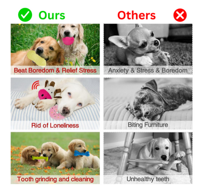 19-Piece Puppy Chew & Teething Toy Set for Small and Medium Dogs