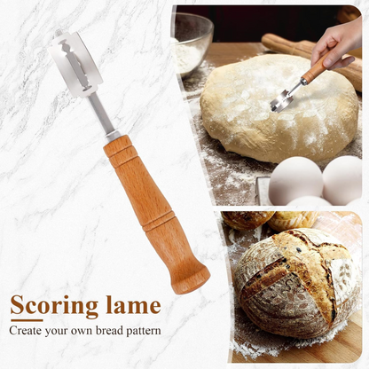 20-Piece Sourdough Starter Kit with 2 Banneton Proofing Baskets