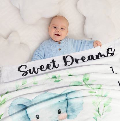 10-Piece Newborn Baby Gift Set & Baby Shower Hamper – Blue