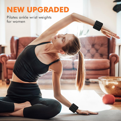 2-Piece Adjustable Wrist & Ankle Weight Set, 500 g Each