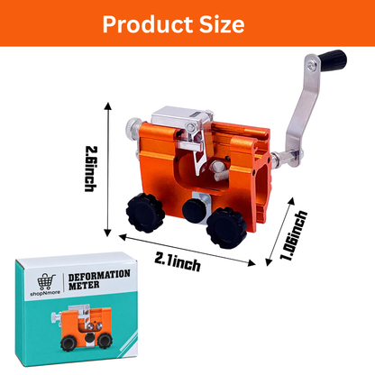 Portable Manual Chainsaw Sharpener with 30° Hand-Crank Grinder Jig