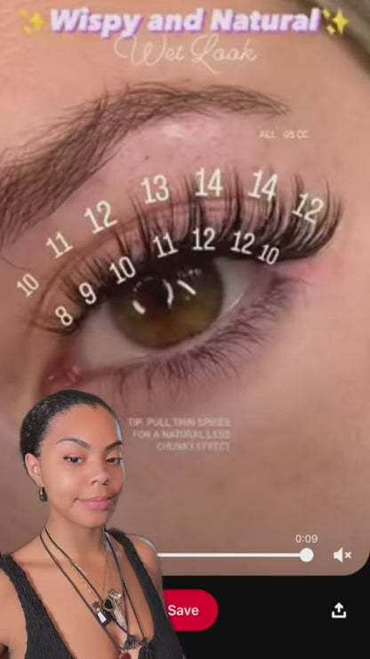 DIY Lash Extension Kit 280pc, 30D/40D | Bond & Seal