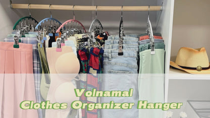 2-Pack Leggings & Trousers Hangers with 20 Clips – Black